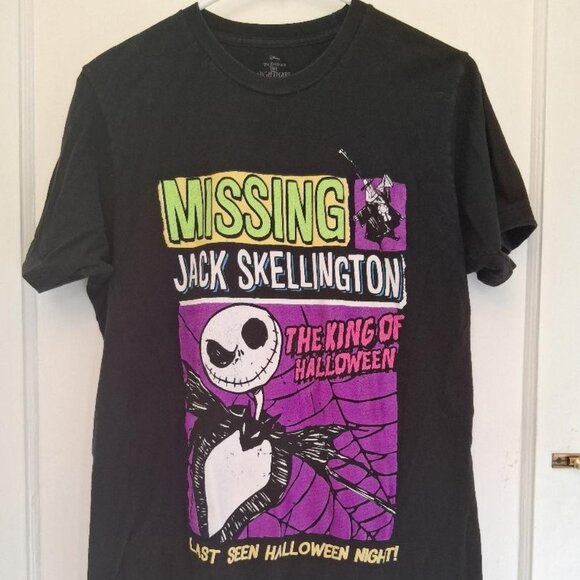 Men's Disney Nightmare Before Christmas Jack T-Shirt - Picture 1 of 4
